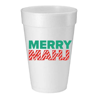 MERRY MAHJ MAHJONG FOAM CUPS