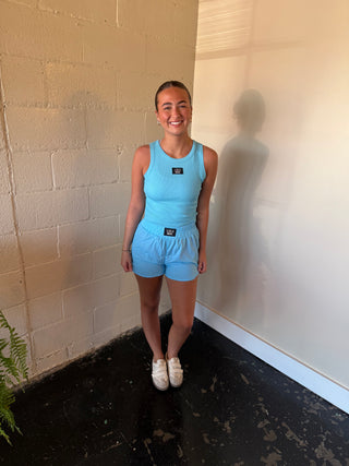 LULU MAC Turquoise Tank