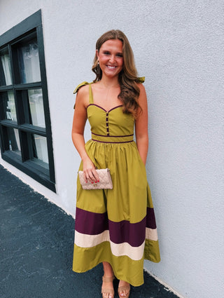 Olive Midi Dress