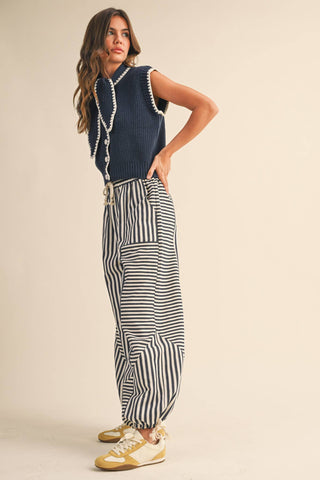 Tie Neck Sweater Vest