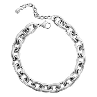 ISLA Everyday Chain Bracelet -Bold Oval Link - PVD Steel