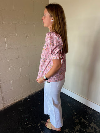 Pink Garden Top