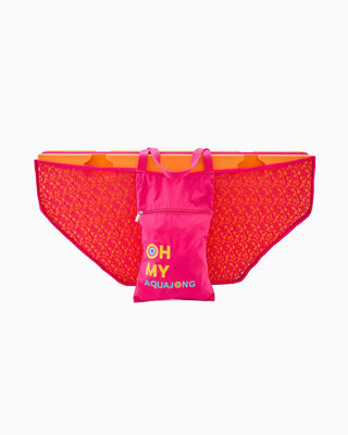 Oh My Mahjong Pink Aqua Jong Pool Mat
