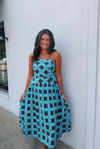 Weekend Midi Dress Blue