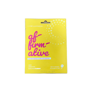 Lemon Lavender affirm alive under eye patches