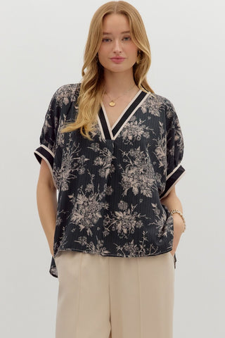 Midnight Meadow Top