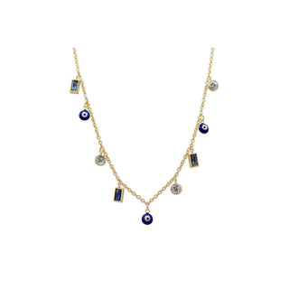 Isla Anacapri Necklace – Sapphire Eye