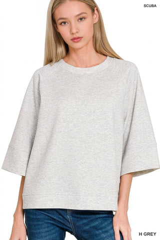 Scuba 3/4 Sleeve Pullover