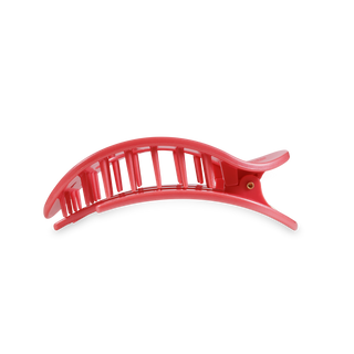 Round Flat Hair Clip | Medium | Calming Coral