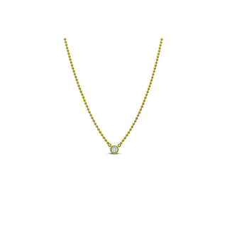 ISLA Having A Ball Solitaire Necklace Gold