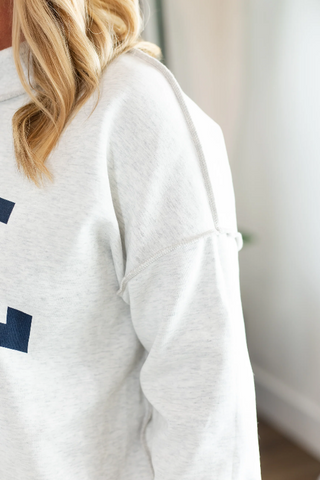 Reversible Sweatshirt, HALLELUJAH & PTL (PRAISE THE LORD)