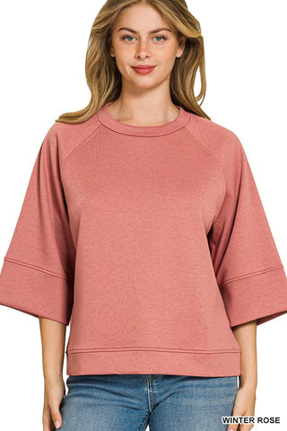 Scuba 3/4 Sleeve Pullover