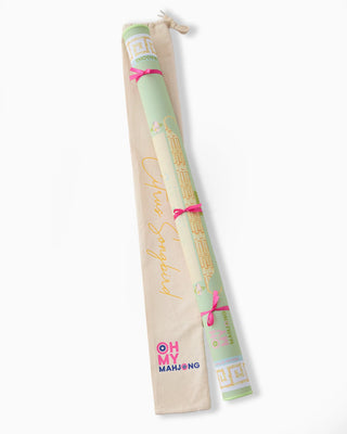 Oh My Mahjong Citrus Songbird Mat