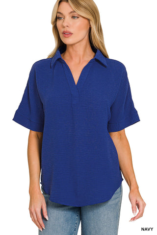 Classic Collar Airflow Top