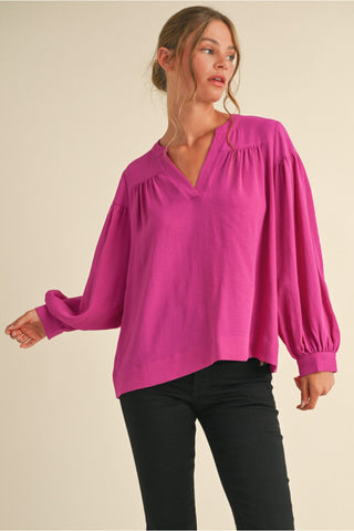 Jane Top Magenta