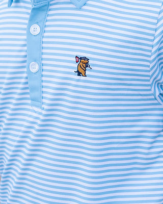 Caddie Fairway Polo Blue