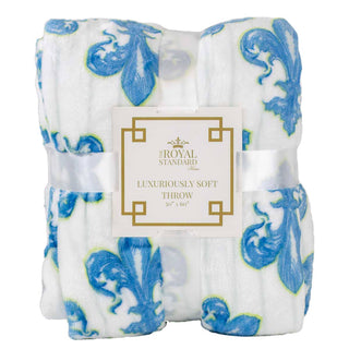 THE ROYAL STANDARD HOME Fleur De Lis Throw