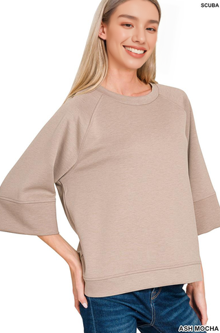 Scuba 3/4 Sleeve Pullover