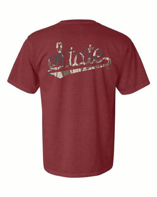 Speckle Bellies MSU State Camo Tee