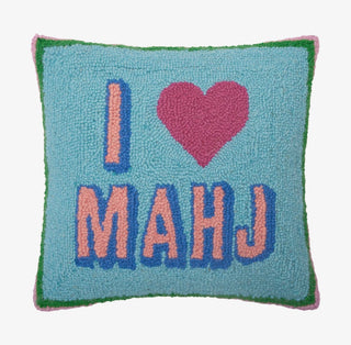 I Love Mahjong Hook Pillow