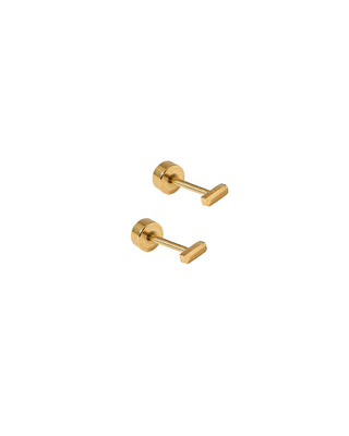 LINNY CO Screwback Stud Earrings - Micro Bar