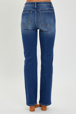 Risen Mid Rise Relaxed Bootcut Jeans