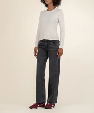 Kut from the Kloth Noelie Scoop Neck Longsleeve Top