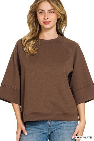 Scuba 3/4 Sleeve Pullover