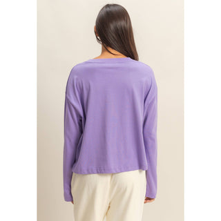 Wide Long Sleeve T-Shirt