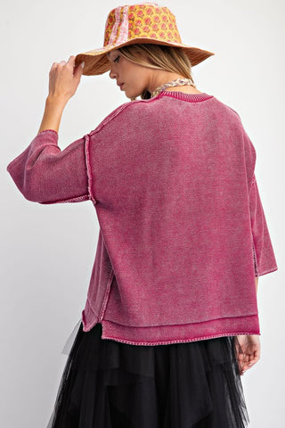 EASEL Knit Sweater Top