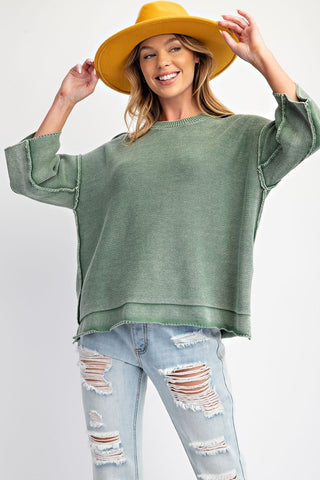 EASEL Knit Sweater Top