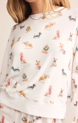 Z Supply Cozy Up Pup Longsleeve Top
