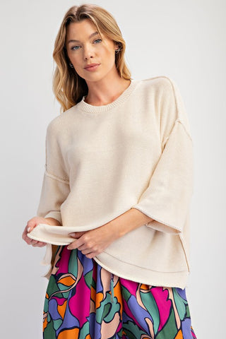 EASEL Knit Sweater Top