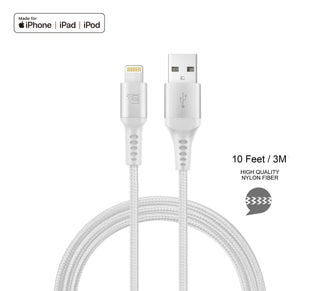 Fast Charging Lightning MFI Cables For iPhone/Ipad-10 Feet