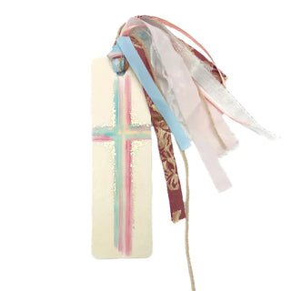 Pastel Cross Tassel Bible Bookmark