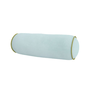 Laura Park Spa Blue Velvet Bolster Pillow