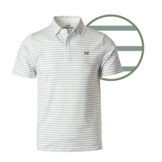 Driftwood Polo - Green/White