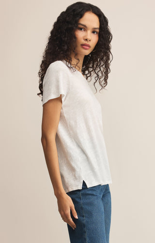 Z Supply Foundation Slub Tee White