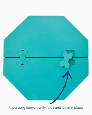 Oh My Mahjong Green Aqua Jong Pool Mat