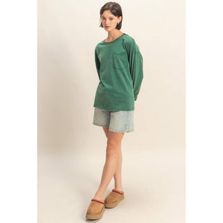 Favorite Long Sleeve Pocket Tee