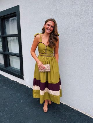 Olive Midi Dress