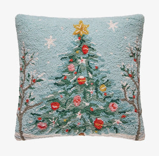 Holiday Christmas Tree Hook Pillow