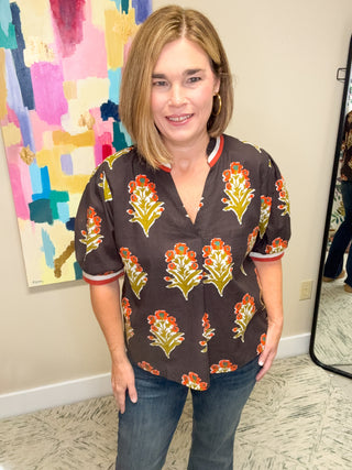 THML Harvest Floral Top