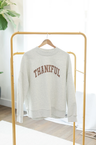 Reversible Sweatshirt, THANKFUL & BLESSED