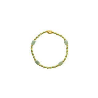 Isla 24/7 Stretch - Pop of Color - Here, There & Everywhere - PVD Gold - Minty