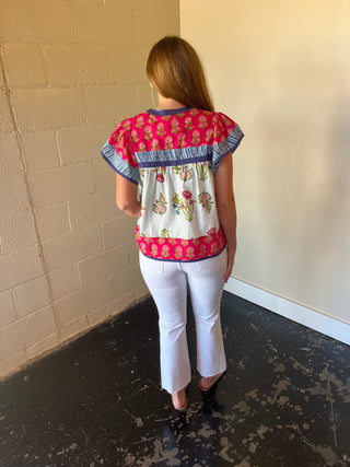 THML Mixed Floral Top