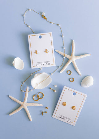 Necklace - Dabney Pearl Gold