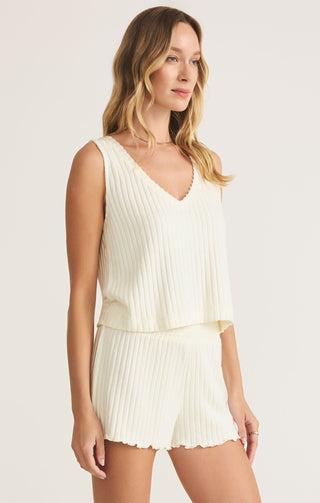 Z Supply Lounge Sloane V-neck Rib Tank