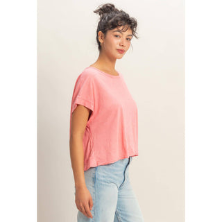 Cross Detail Open Back Top