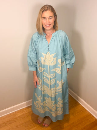 THML Dusty Aqua Dress